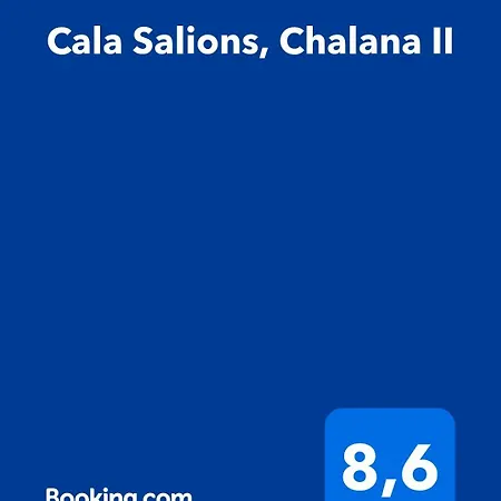 Chalana Ii, Cala Salions, Apartament *